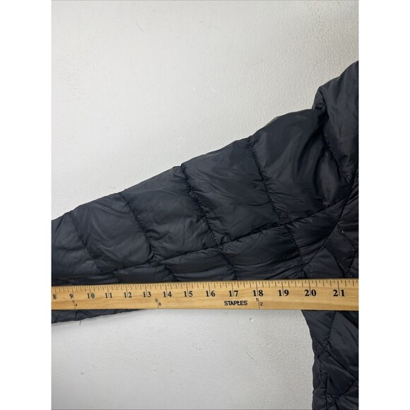 Michael Kors Womens Jacket Sz S Black Packable Down Quilted Nylon Zip Front - Picture 9 of 9
